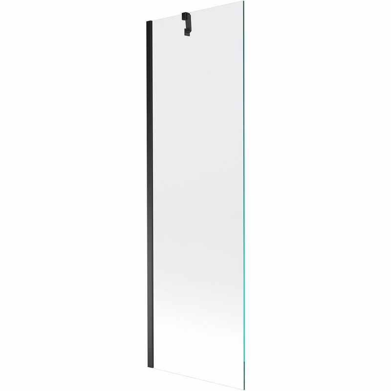 MEXEN/S - Next vaňová zástena FIX 60x150, transparent, čierna 895-060-000-00-00-70
