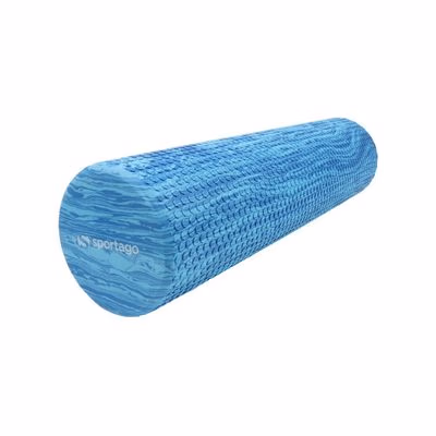 Yoga valec Sportago Seymour, modrý - 90x15 cm