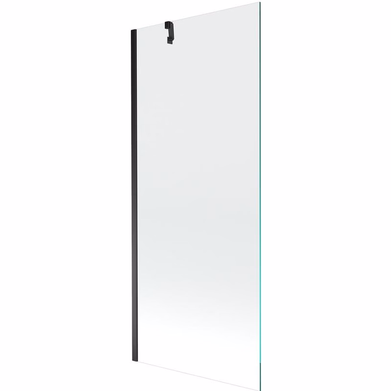 MEXEN/S - Next vaňová zástena FIX 80x150, transparent, čierna 895-080-000-00-00-70