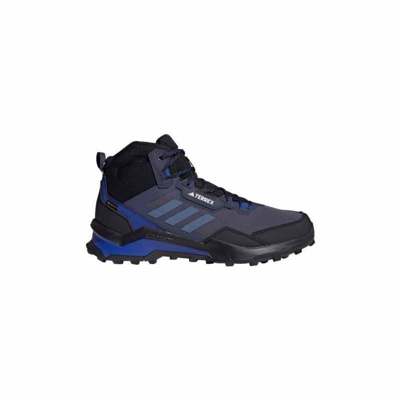 Pánska členková turistická obuv ADIDAS Terrex AX4 Mid GTX M shadow navy wonder steel semi lucid blue