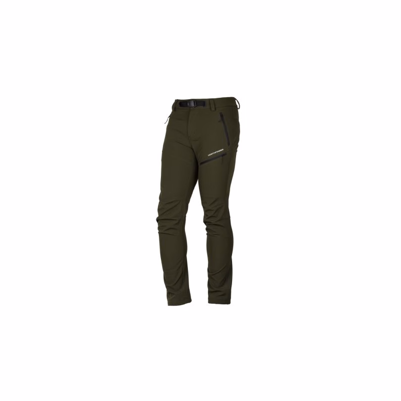 Pánske turistické zateplené nohavice NORTHFINDER BLAZEJ-300darkgreen