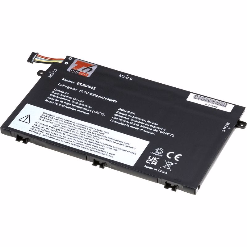 Batéria T6 Power pre Lenovo ThinkPad E480, E490, E580, E590, E14, E15, 4050mAh, 45Wh, 3cell, Li-pol