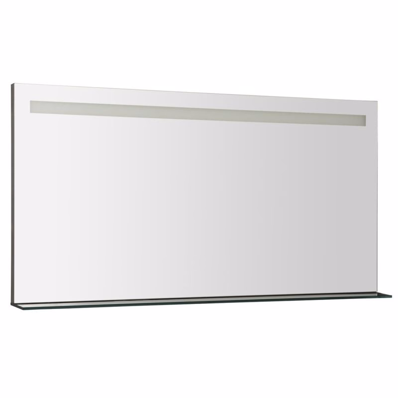 SAPHO - BRETO zrkadlo  s LED osvetlením a policou 120x60,8cm BT120