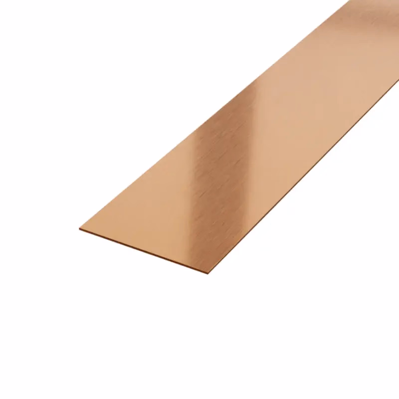 Dekoratívna lišta I 5x270 cm medená mat