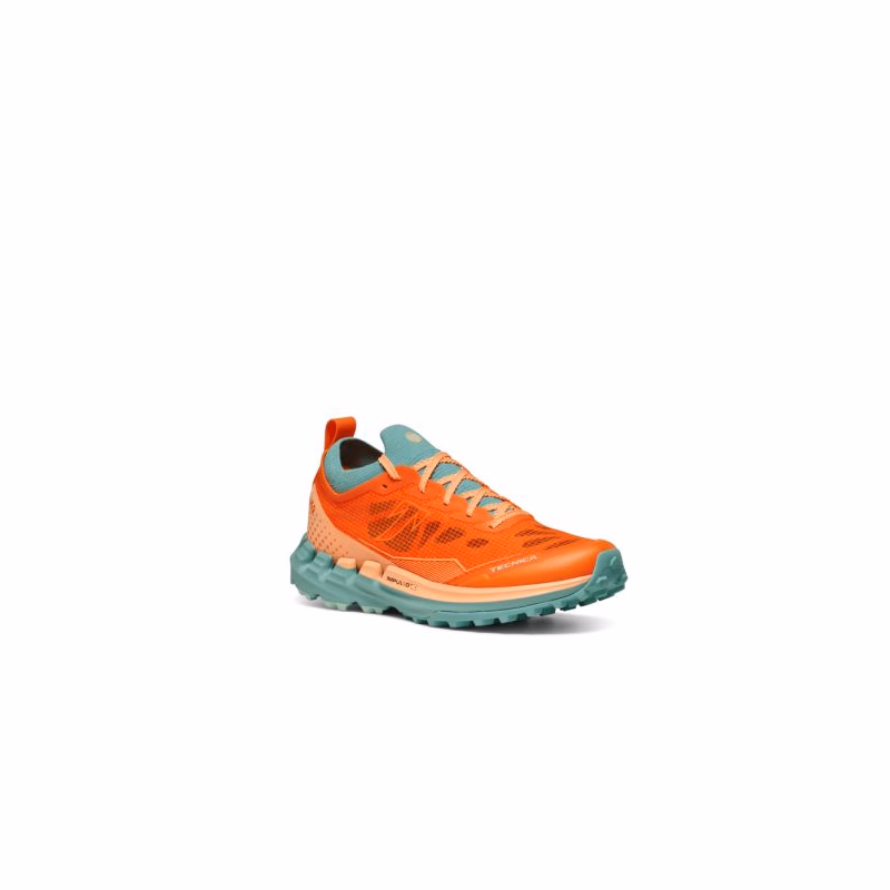 Dámska bežecká trailová obuv TECNICA Pyrox Speed Ws, orange aqua green