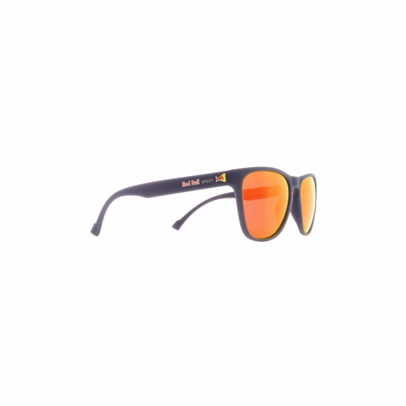 Slnečné okuliare RED BULL SPECT SPARK-003P, matt black, smoke with ice blue mirror CAT3, POL, 54-17-145