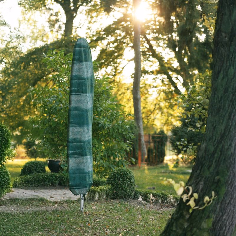 Ochranný poťah na dáždnik, zelený, 210 x 50 cm