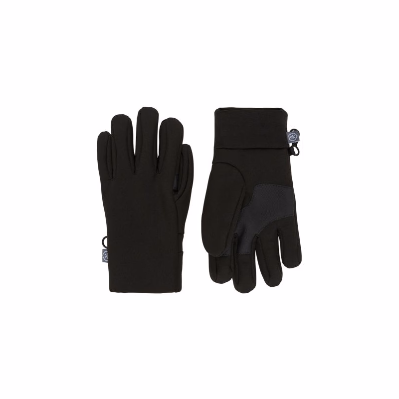 Detské rukavice COLOR KIDS Gloves Softshell 1191-Black