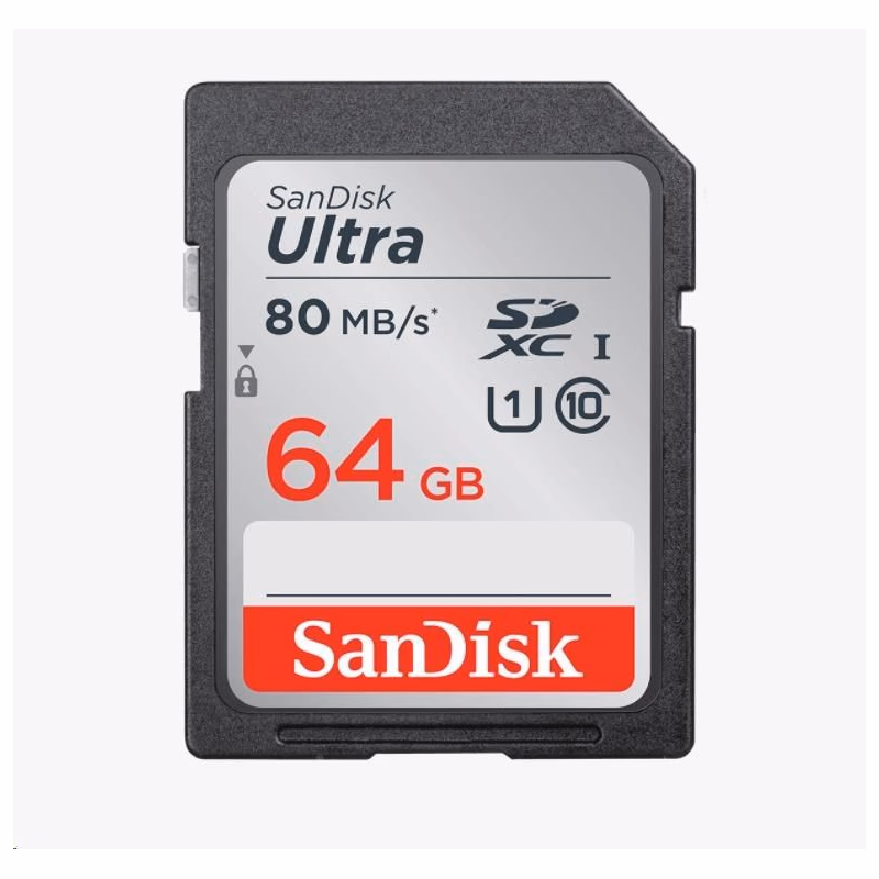 SanDisk SDXC karta 64GB Ultra (100MB/s Class 10 UHS-I)