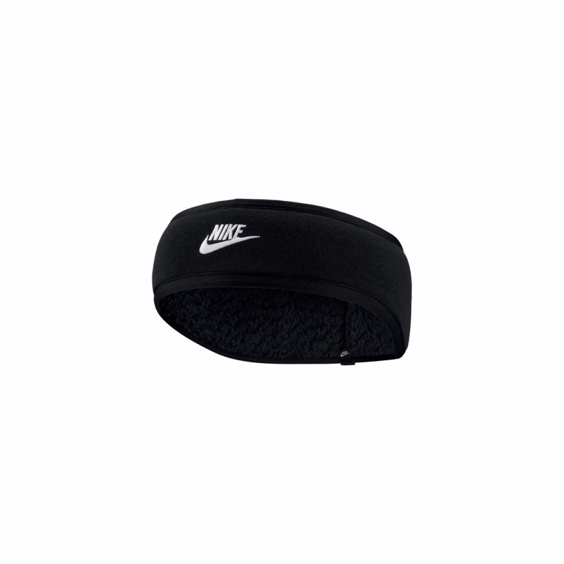 Čelenka NIKE MN HEADBAND CLUB FLEECE BK WH