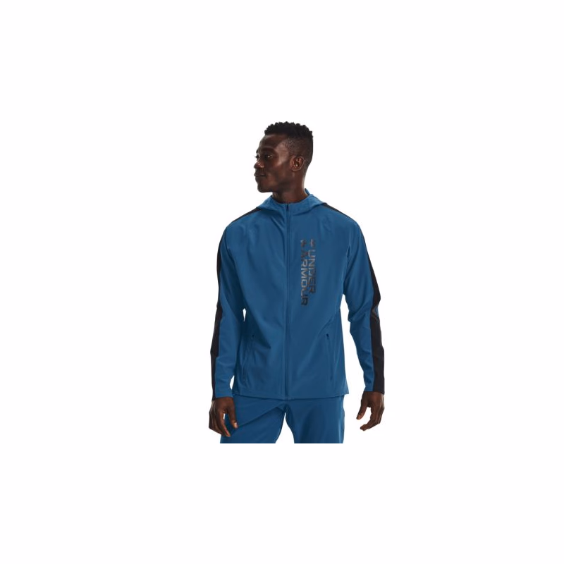 Pánska bežecká bunda UNDER ARMOUR UA OutRun the STORM Jacket-BLU