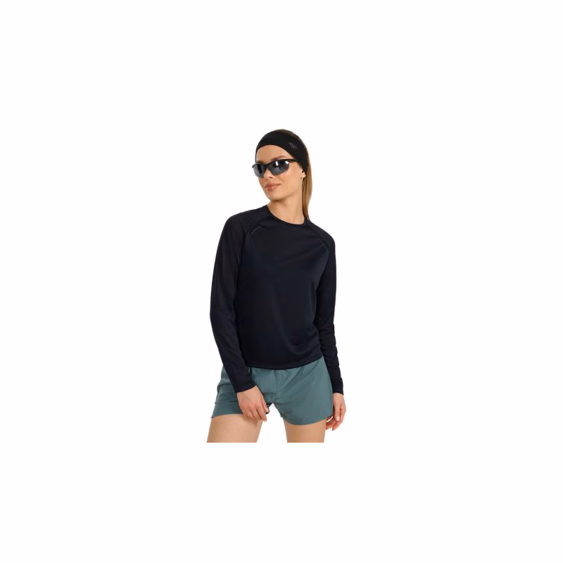 Dámske bežecké tričko s dlhým rukávom 4F LONGSLEEVE FNK F415-WAW25TFLOF415-20S-DEEP BLACK
