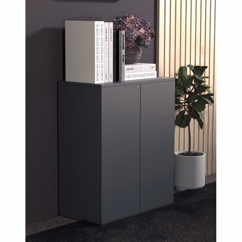 2-komorová skriňa Dalosa, antracitová