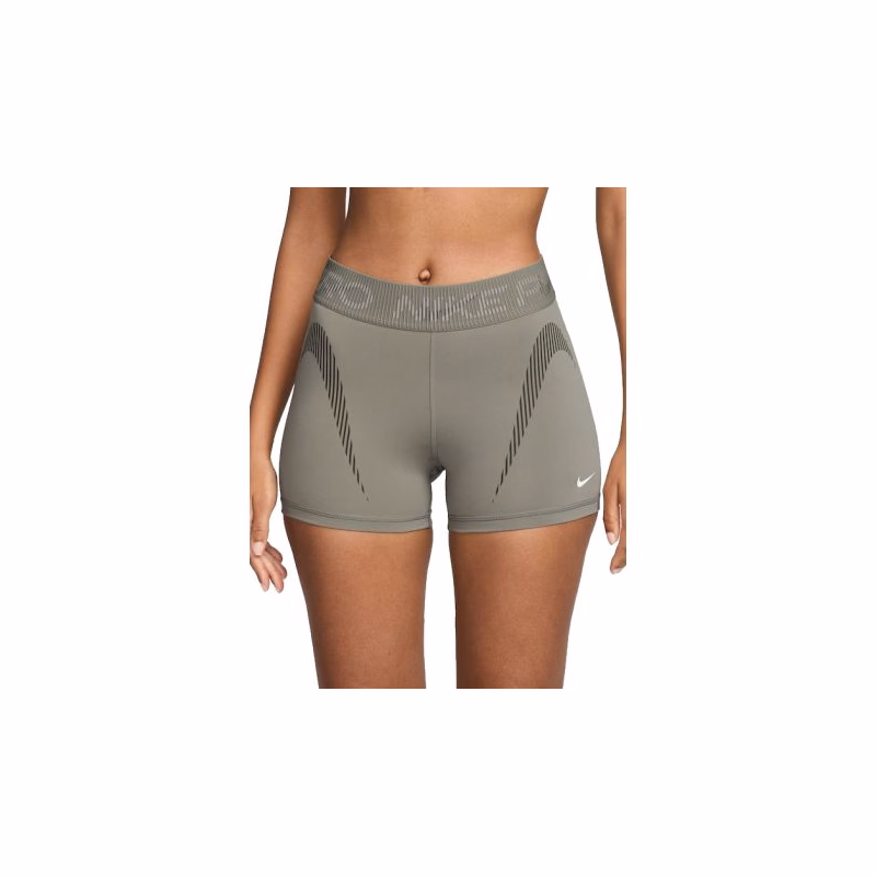 Dámske tréningové kraťasy NIKE PRO W NP DF MR 3IN SHORT TT GRX-320-Khaki