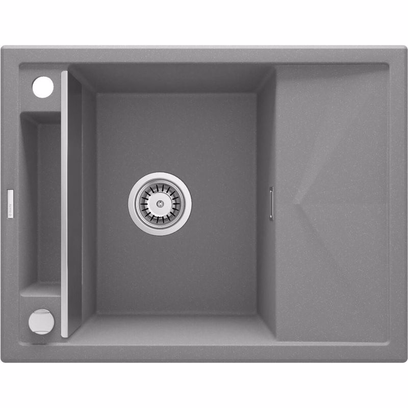 DEANTE DEANTE - Magnetic šedá metalic - Magnetic Granitový drez s odkvapkávačom ZRM_S11A