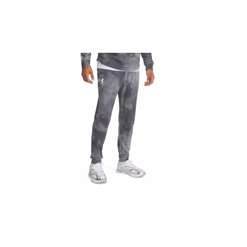 Pánske tepláky UNDER ARMOUR UA Rival Terry AOP Jogger Q1-GRY