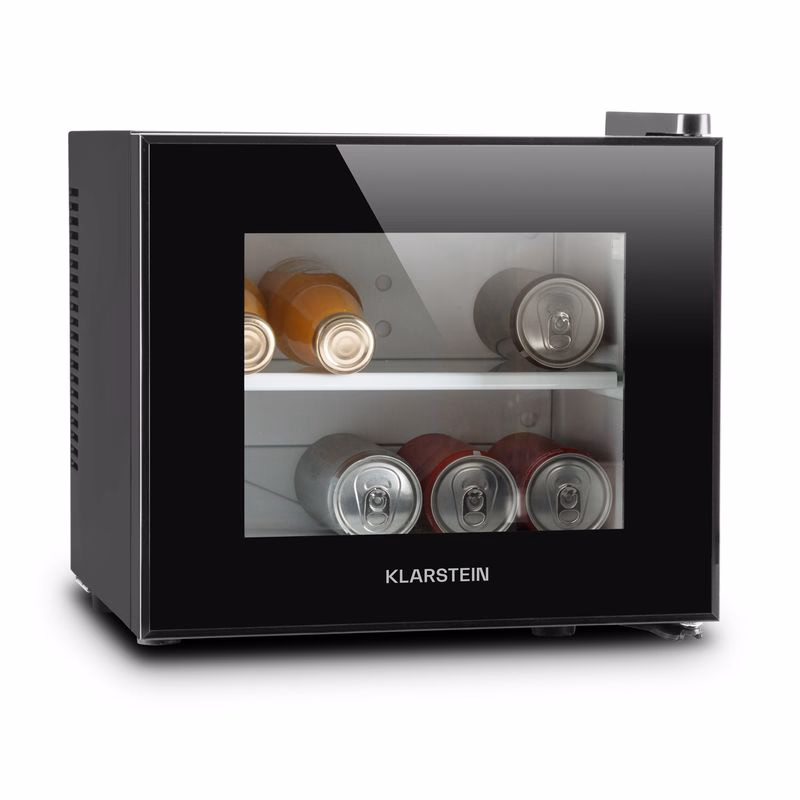 Klarstein Happy Hour, mini chladnička, 10 l, energet. trieda B, 65 W, čierna
