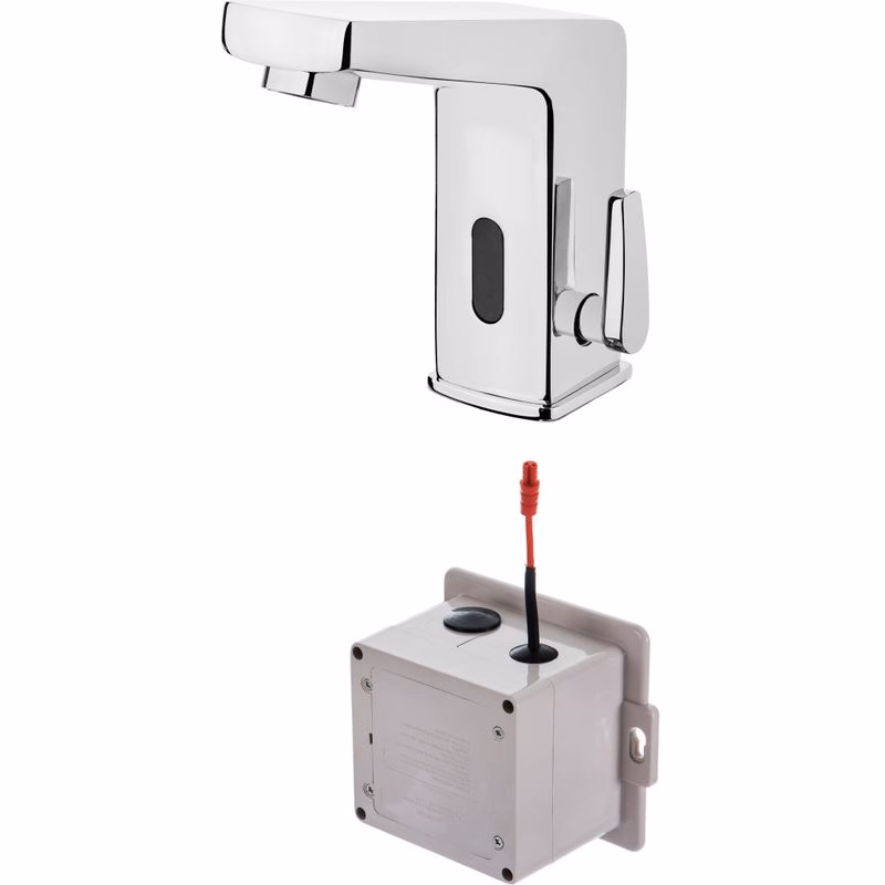 DEANTE - Sensor chróm - Umývadlová batéria senzorová, s reguláciou teploty - 4xAA BCH_029R
