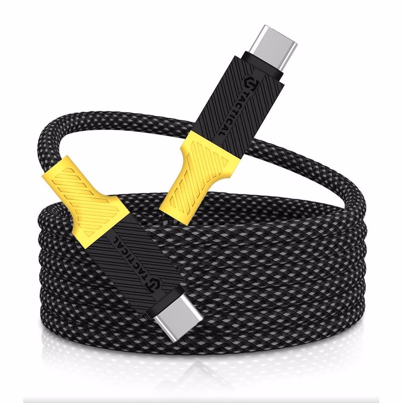 Tactical MagRope USB-C/USB-C 1m Black/Yellow