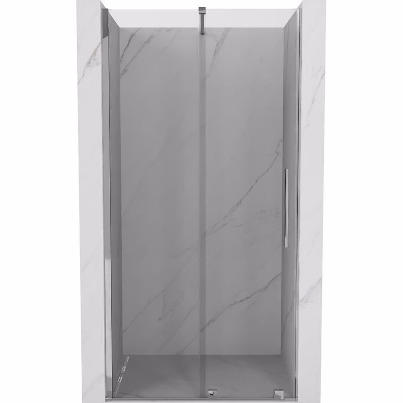 MEXEN/S - Velár posuvné sprchové dvere 90, transparent, chróm 871-090-000-01-01
