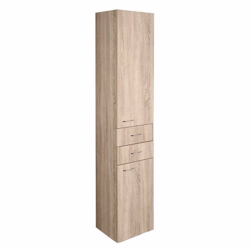 AQUALINE - ZOJA/KERAMIA FRESH skrinka vysoká 35x184x29cm, dub platin 51222
