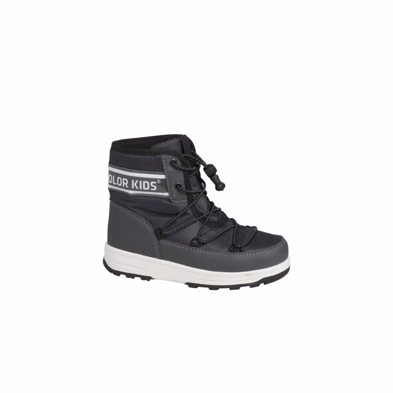 Detské vysoké zimné topánky COLOR KIDS Boots W. String, phantom