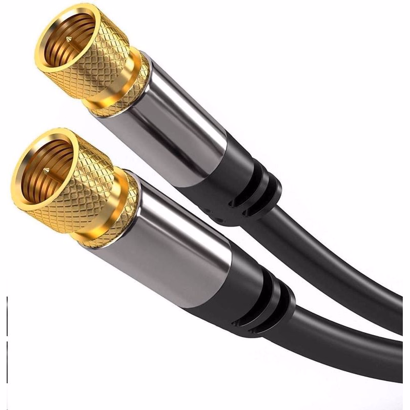 PREMIUMCORD kábel, satelitný anténny F male - F male (135 dB) 4x tienený 5m