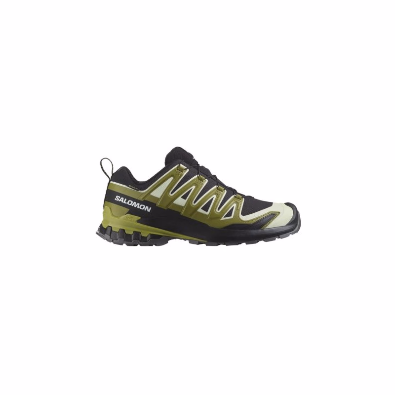 Pánska bežecká trailová obuv SALOMON XA Pro 3D V9 GTX M black lime cream dark citron