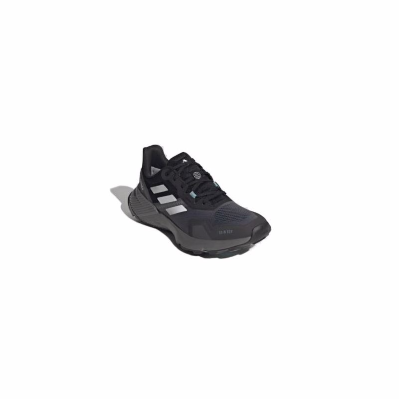Dámska bežecká trailová obuv ADIDAS Terrex Soulstride Rain.RDY core black crystal white mint ton