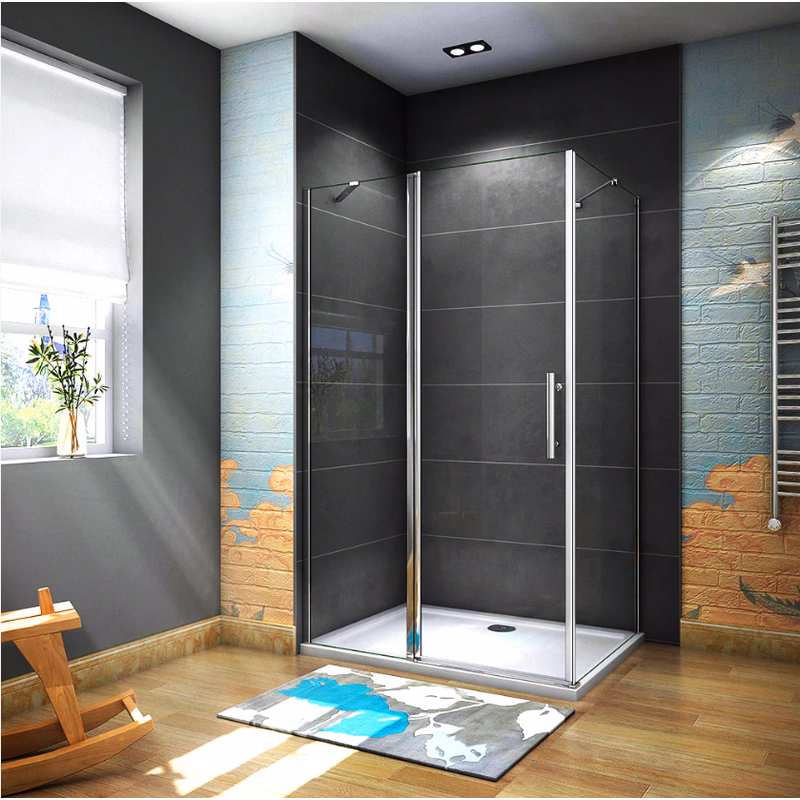 H K - Obdĺžnikový sprchovací kút MELODY B5 90x70 cm s jednokrídlovými dverami s pevnou stenou SE-MELODYB59070