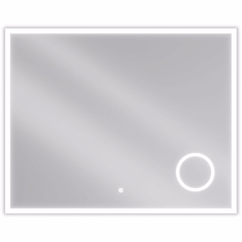 MEXEN - Kala zrkadlo s osvetlením s kozmetickým zrkadlom 100 x 80, LED 600 9820-100-080-611-00