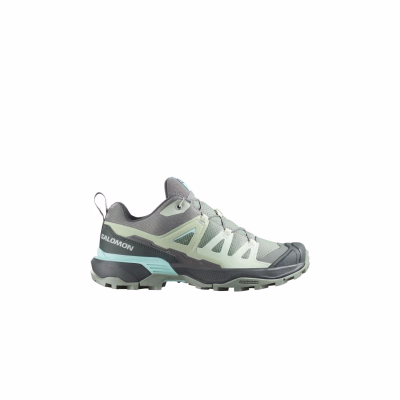 Dámska nízka turistická obuv SALOMON X Ultra 360 W green milieu urban chic clearly aqua