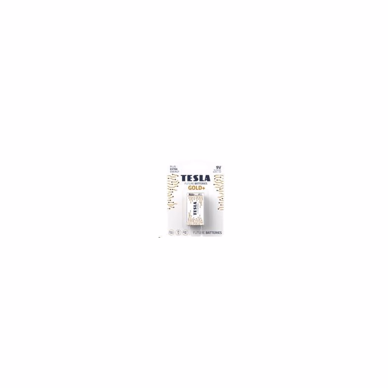 TESLA BATTERIES 9V GOLD+ (6LR61 / BLISTER FOIL 1 PC)