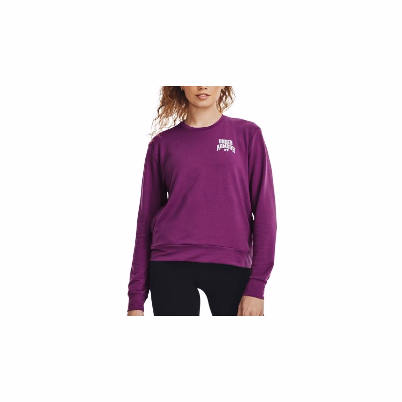 Dámska mikina UNDER ARMOUR UA Rival Terry Graphic Crew-PPL