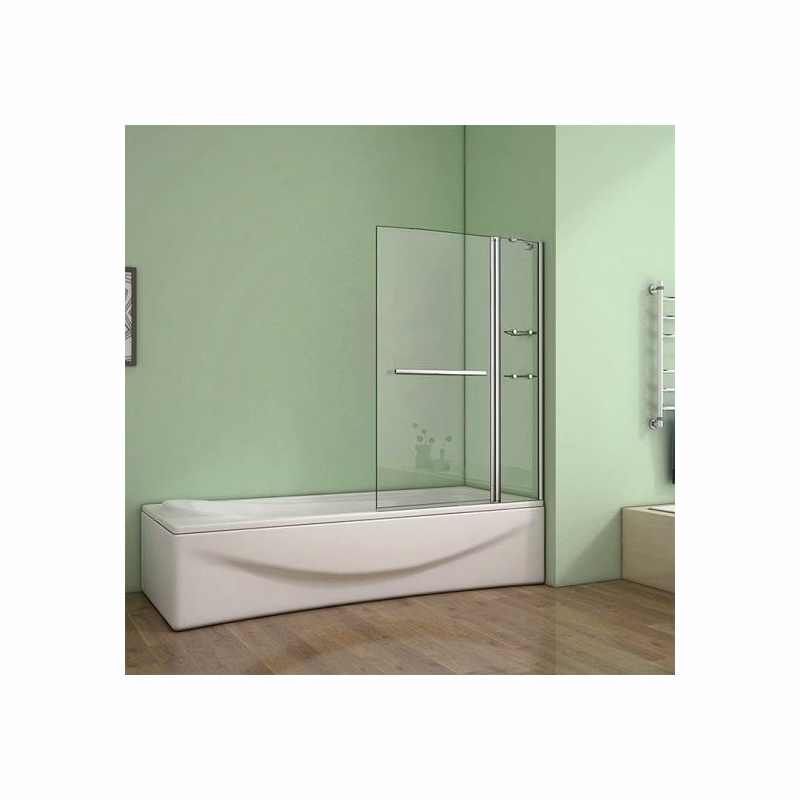 H K - Vaňová zástena s pevnou stenou V2 100 cm, číre sklo SE-V2 100