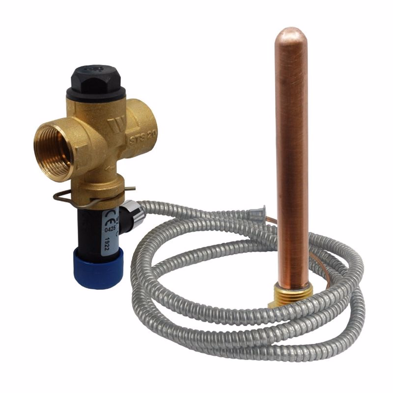 MEREO - Klum Termostatický ventil bezpečnostný WATTS STS 20.S - 3/4" pre chladiaci okruh. WA295
