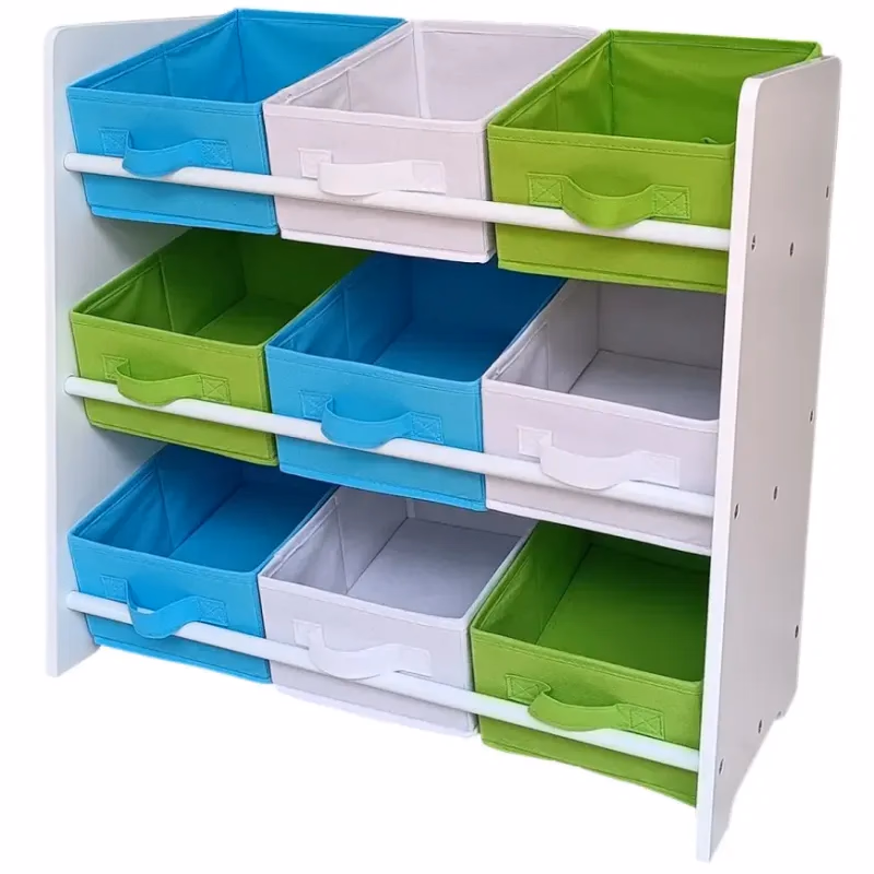 Detský regál s úložnými boxami TIGA-3