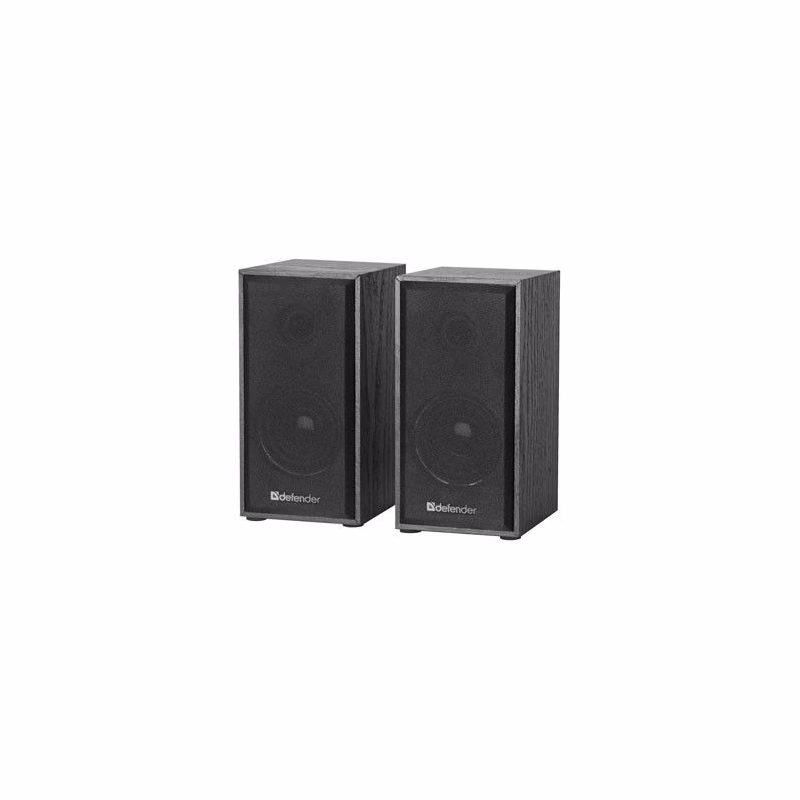 Defender reproduktory SPK 240, 2.0, 2x3W, čierne, regulácia hlasitosti, dřevěné, 100Hz~18kHz