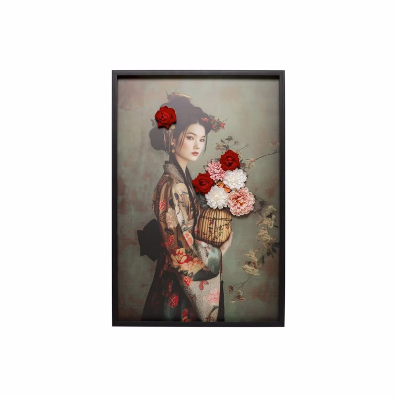 Kimono Girl obraz na plátne 84x124 cm