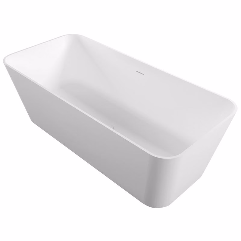POLYSAN - LEYLA voľne stojaca vaňa 170x78x55cm, rsolid surface, biela mat 92530