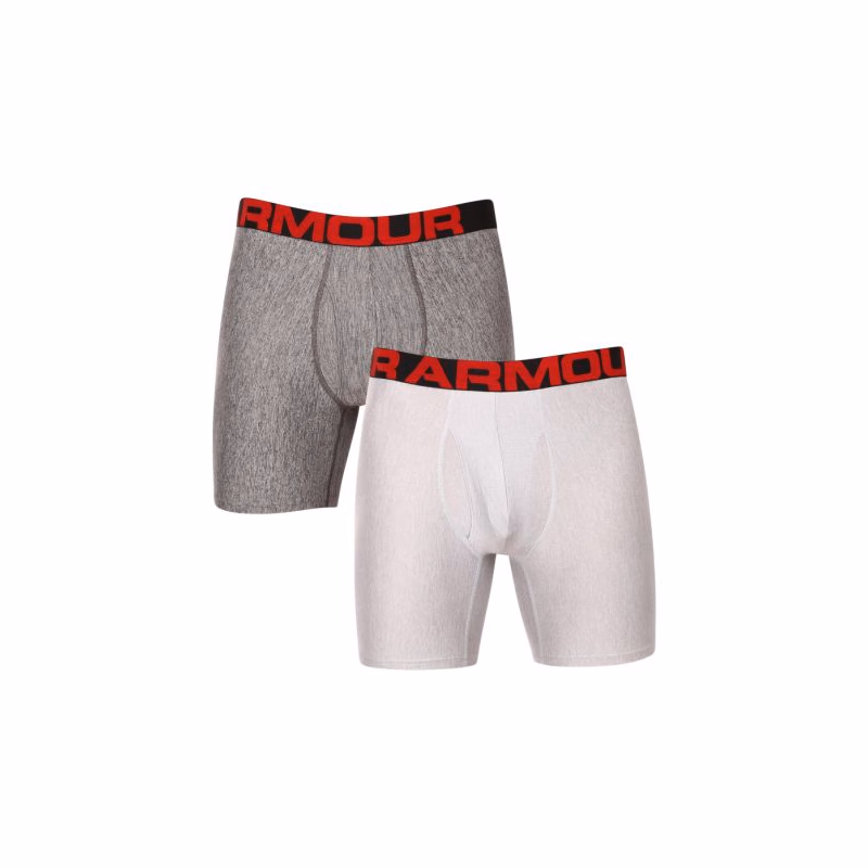 Pánske boxerky UNDER ARMOUR UA Tech 6in 2 Pack-GRY