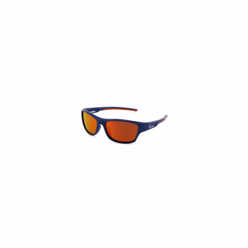 Polarizačné slnečné okuliare H.I.S. POLARIZED HPS40103-1, blue, brown with orange mirror POL, 52-14-123