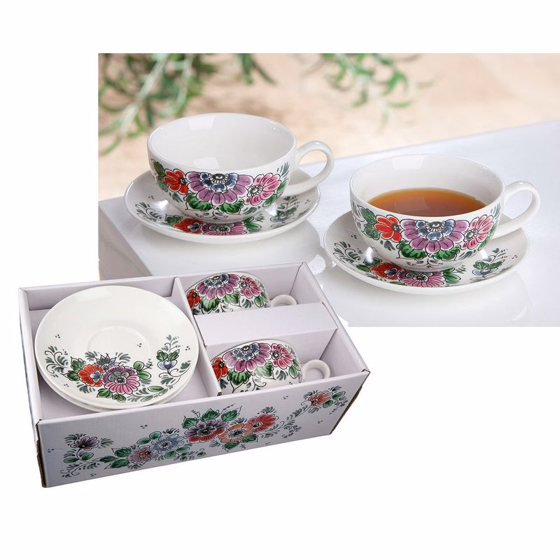 Porcelánový hrnček s kvetinovým motívom "Florale"
