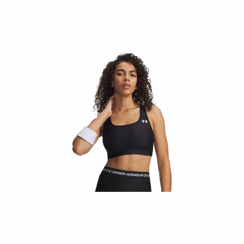 Kompresná podprsenka UNDER ARMOUR HeatGear Mid-BLK