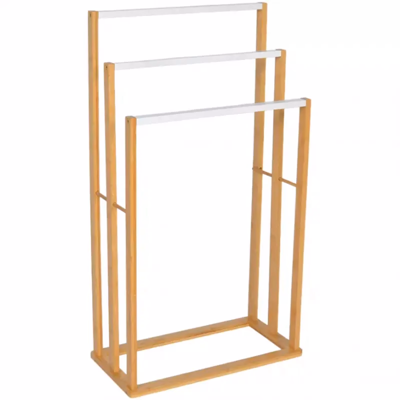 Stojan Na Uteráky 47x24x84cm Biela/Nat Bth0065aa-A