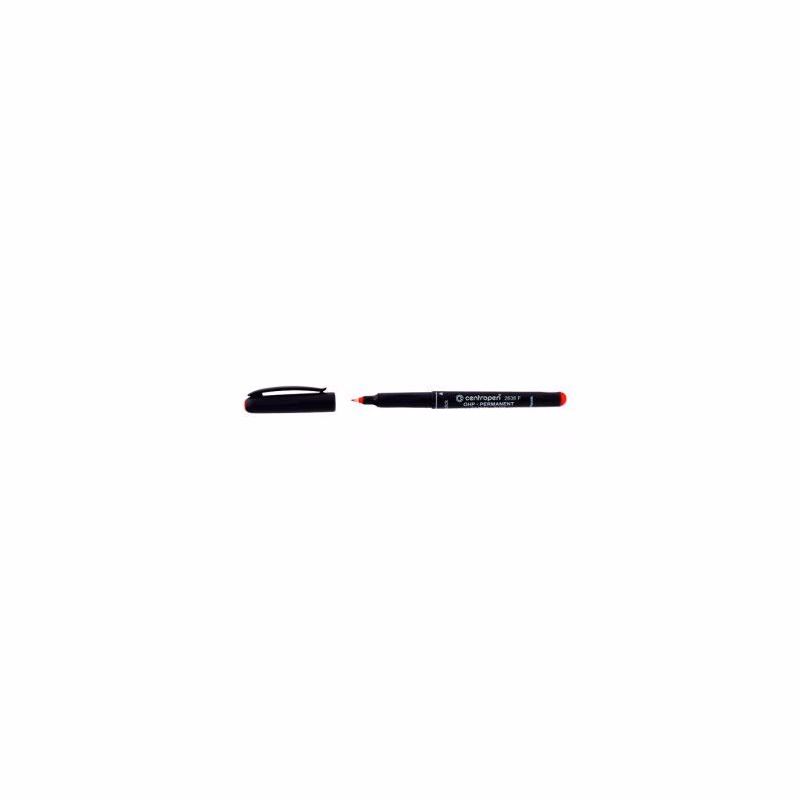 Popisovač Centropen 2636 F permanent červený 0,6mm
