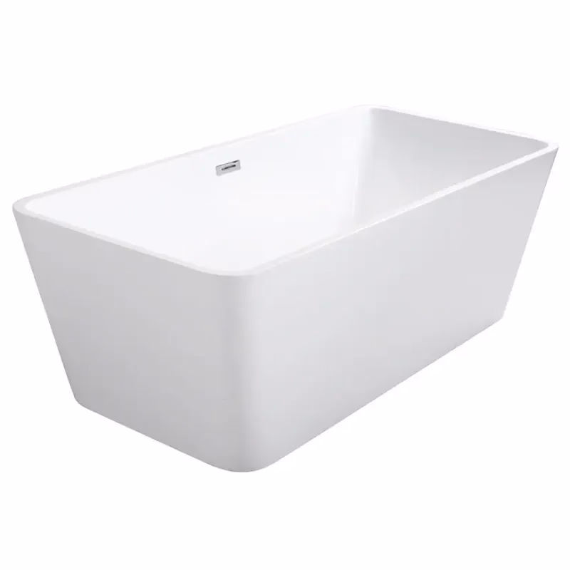 Voľne stojaca vaňa Evita 160/80 + Klik-Klak s prepadom Slim chróm