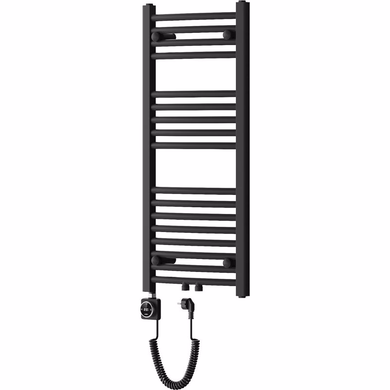 MEXEN/S - Ares radiátor + vykurovacia tyč 900 x 400 mm, 300 W, čierna W102-5900-400-6300-70