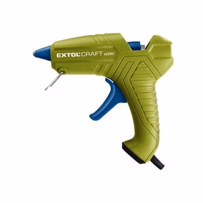 EXTOL CRAFT Lepiaca tavná pištoľ, max. príkon 100 W, pracovný príkon 40 W, tavné tyčinky priemer 11,2 mm