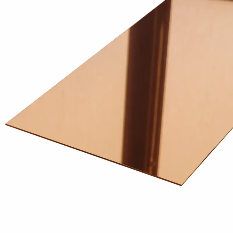 Dekoratívna lišta I 10x270 cm medená lesklá